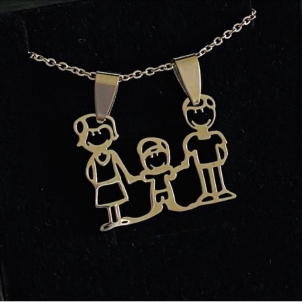 Feel Close to Your Family/ Loved Ones/ Best Friends Stainless Steel Necklace